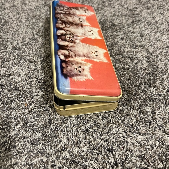 Adorable Vintage Pretty Kitty Tin Can - Picture 7 of 12